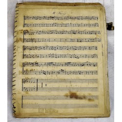 Early American Songster: Sammelband of 15 Hand Written or Printed Songs from the 19th century America
